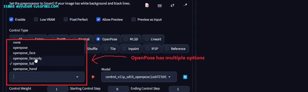 controlnet openpose