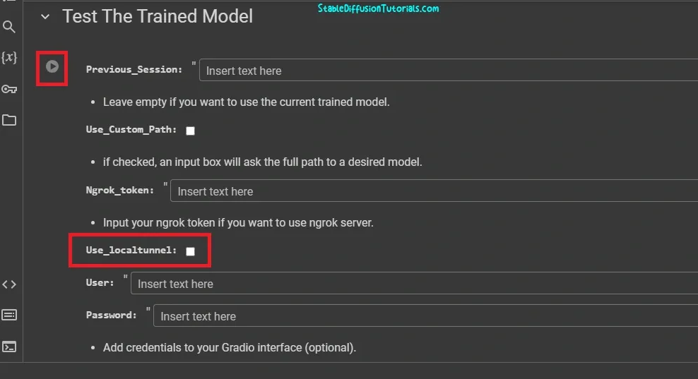 test your trained model