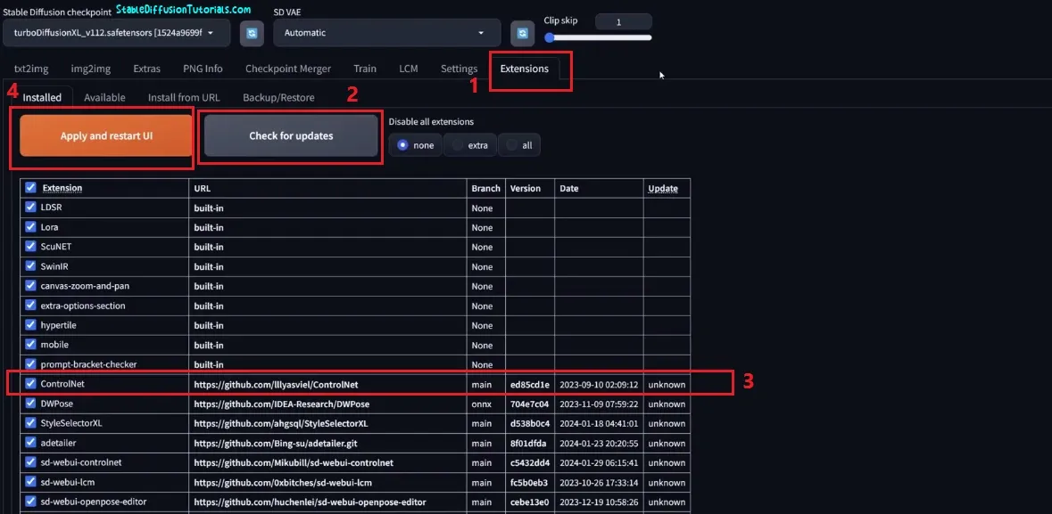 InstantID controlnet update