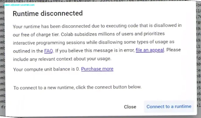 Google colab runtime disconnected