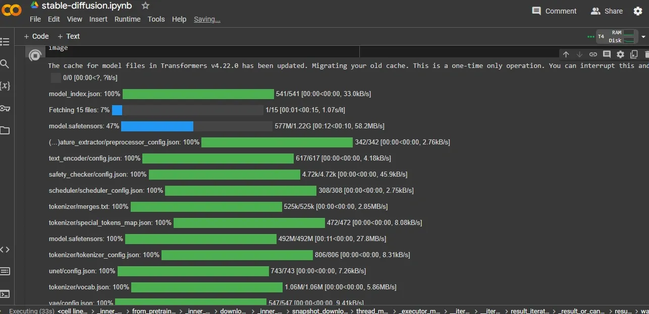 installing libraries with progress