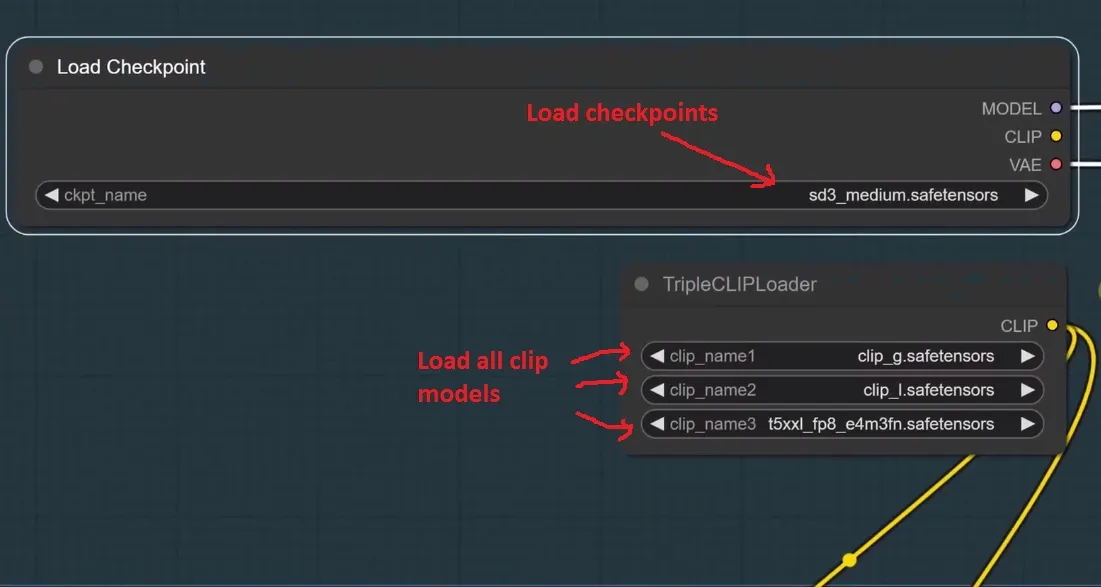 load sd3 checkpoint