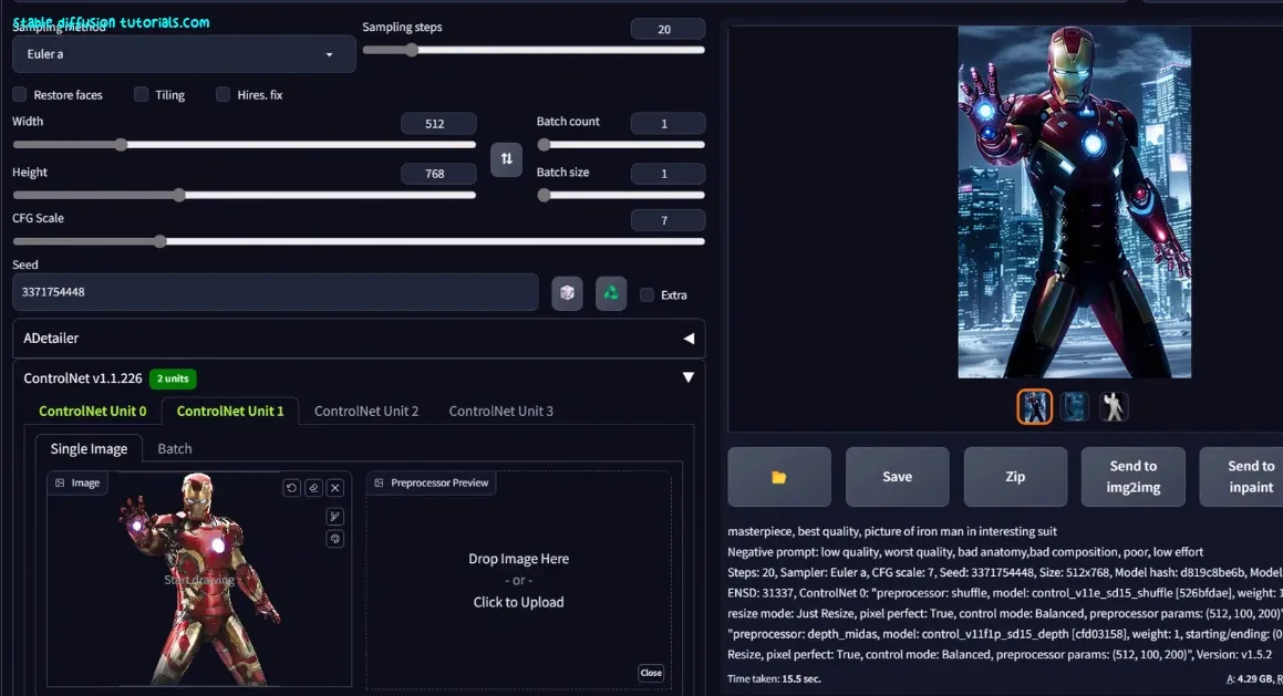 multiple control net option