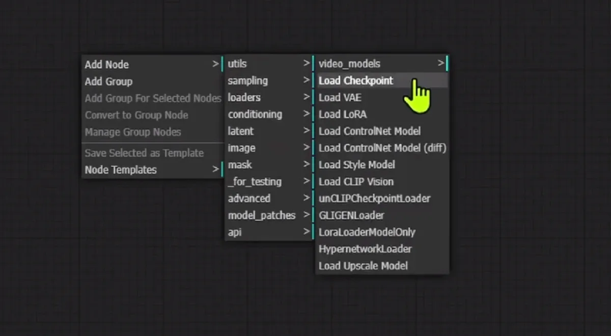 load checkpoints nodes