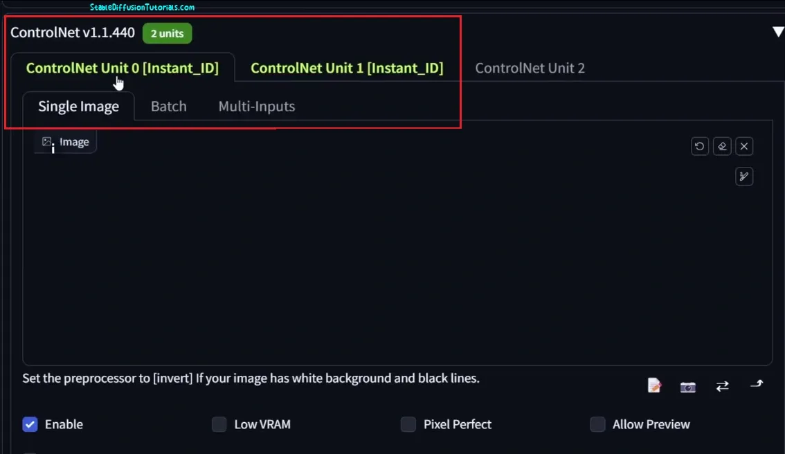 InstantID controlnet update