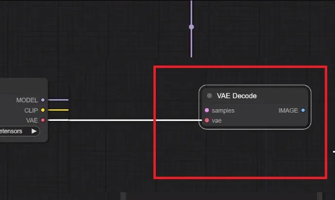 loading the vae node