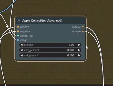 set controlnet settings