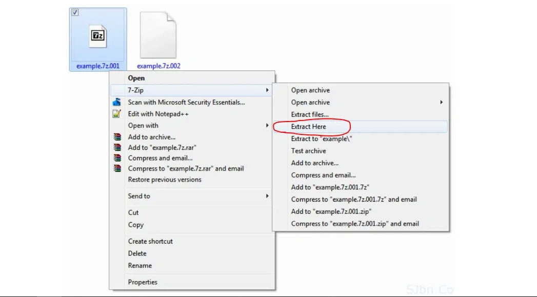 fooocus file extraction with 7zip