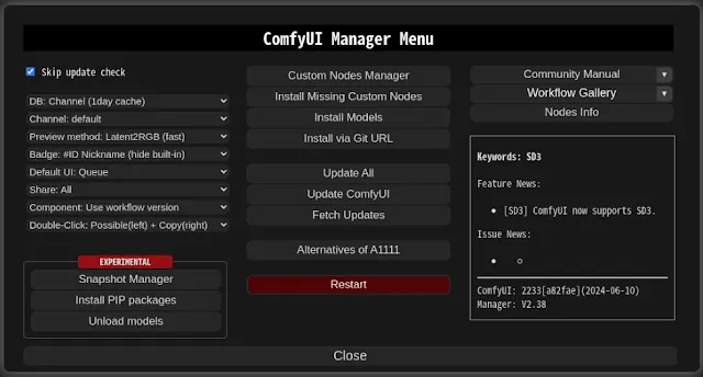 Download ComfyUI Manager