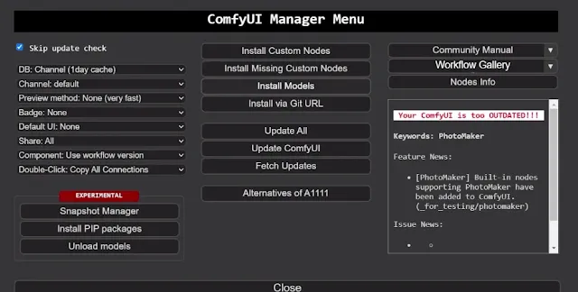 update the custom nodes from manager update the custom nodes from manager