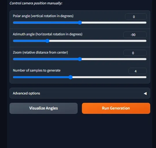 Zero 123 Multiple setting