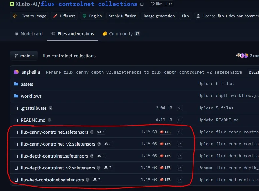 Download ControlNet models