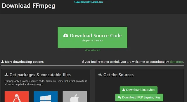 Download ffmpeg