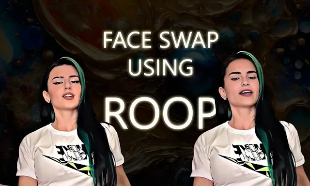 face sapping using roop extension