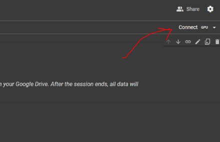 Connect to Colab GPU