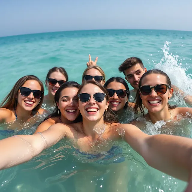 group selfie shot