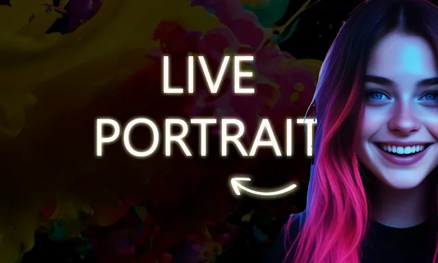 live portrait installation in comfyui