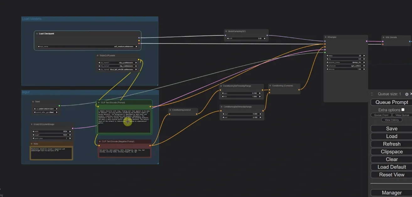 sd3 workflow