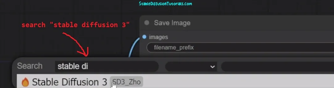 search stable diffusion 3 nodes