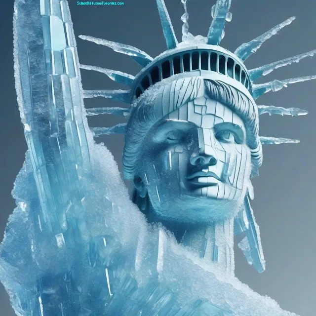 Statue of liberty - Art using Forge