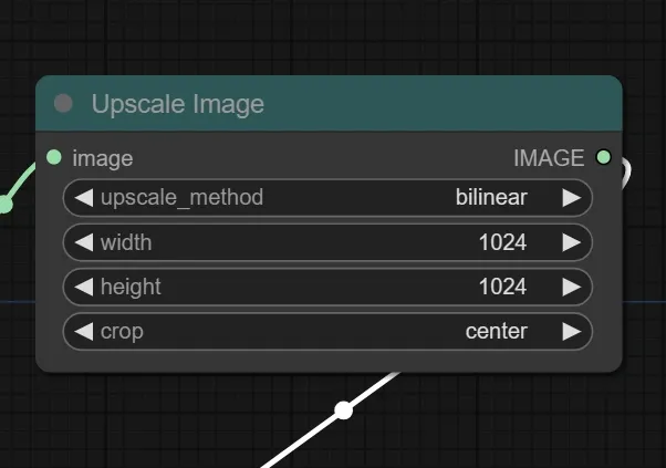 Upscaling image settings Upscaling image settings